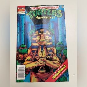 Vintage 1993 TMNT Adventures Comic Book